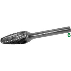 8060L - FRESE ROTATIVE IN METALLO DURO - Prod. SCU